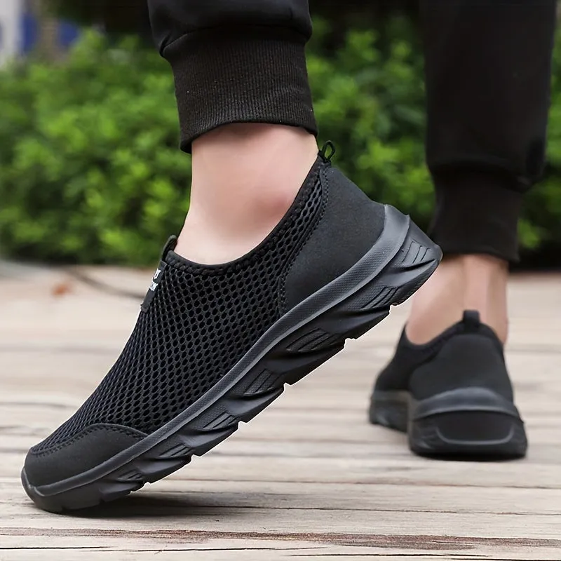 Ademende slip-on loafers voor heren - lichtgewicht mesh schoenen voor de zomer