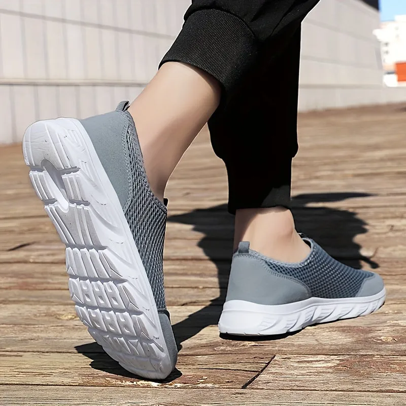 Ademende slip-on loafers voor heren - lichtgewicht mesh schoenen voor de zomer