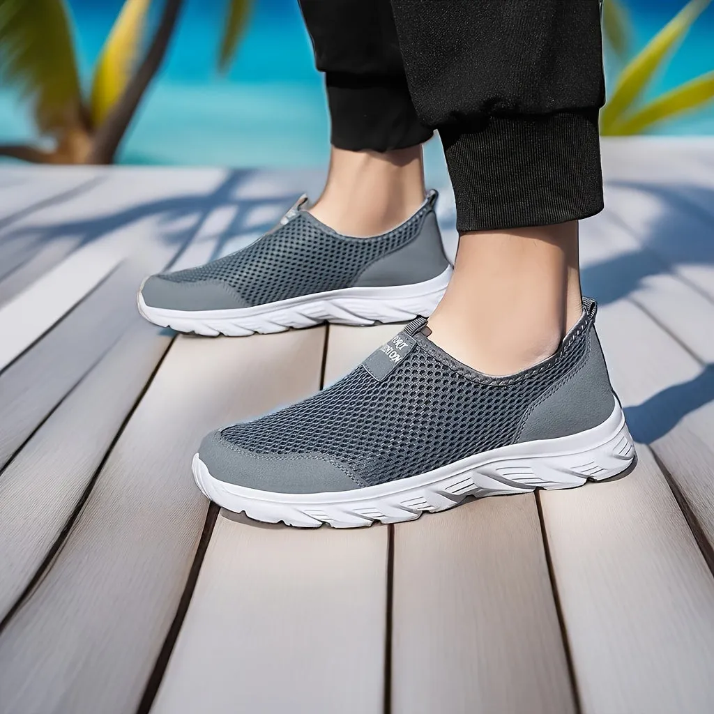 Ademende slip-on loafers voor heren - lichtgewicht mesh schoenen voor de zomer