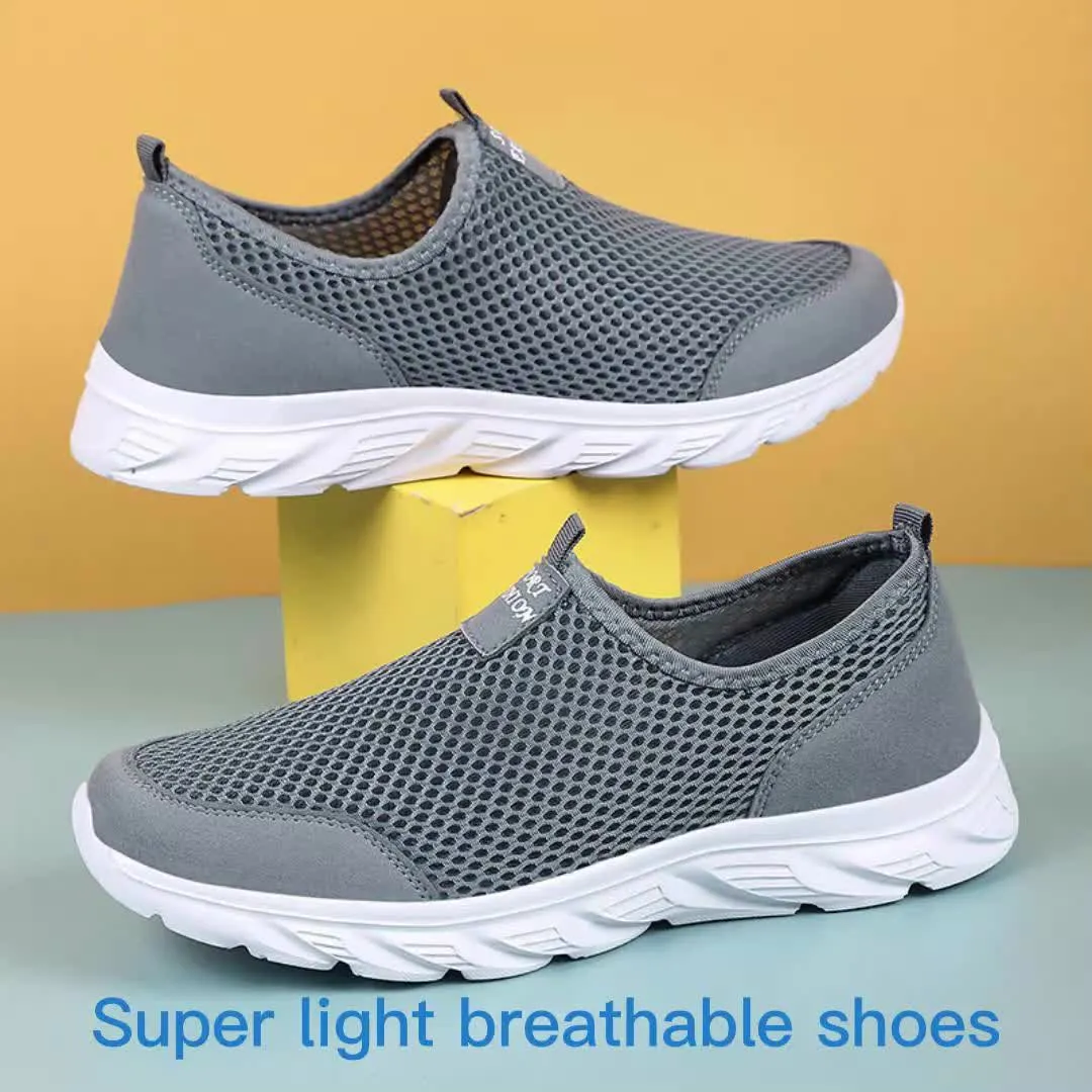 Ademende slip-on loafers voor heren - lichtgewicht mesh schoenen voor de zomer