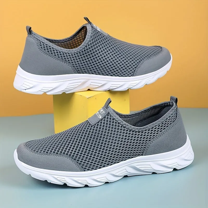 Ademende slip-on loafers voor heren - lichtgewicht mesh schoenen voor de zomer