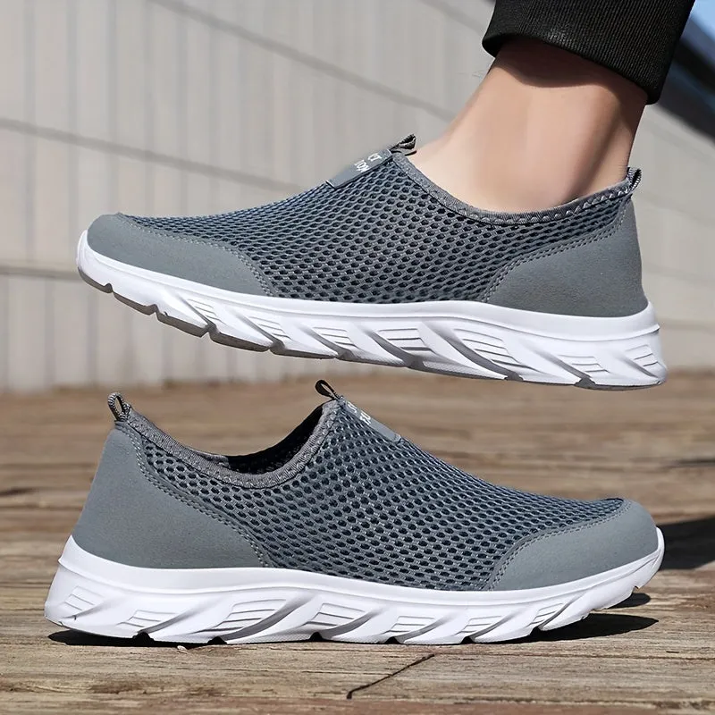 Ademende slip-on loafers voor heren - lichtgewicht mesh schoenen voor de zomer