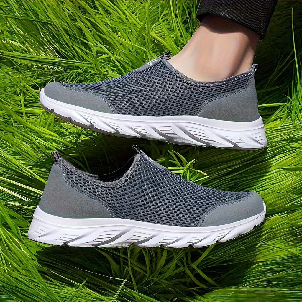 Ademende slip-on loafers voor heren - lichtgewicht mesh schoenen voor de zomer
