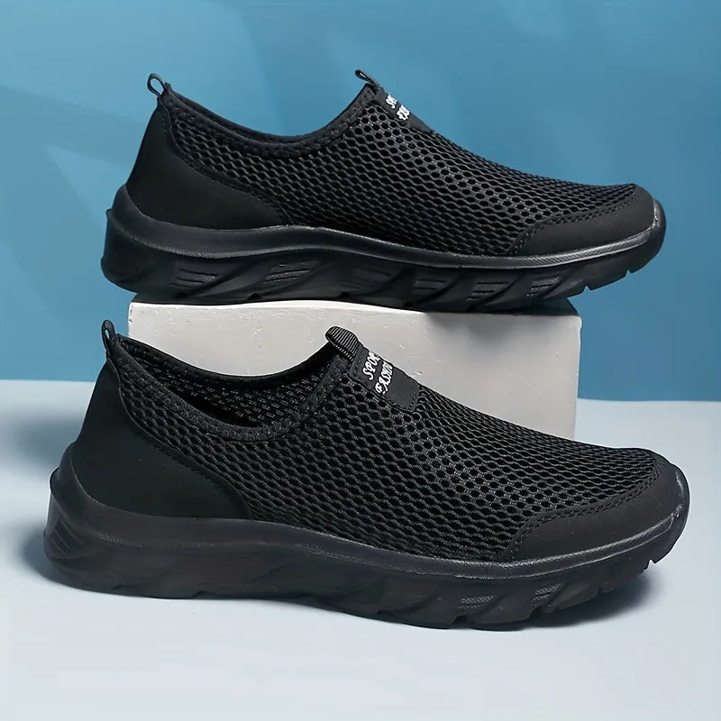 Ademende slip-on loafers voor heren - lichtgewicht mesh schoenen voor de zomer