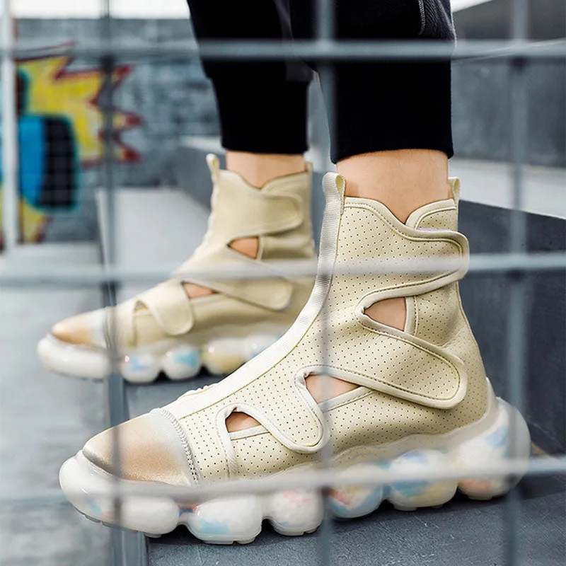 Aule PU Hollow Out Flats