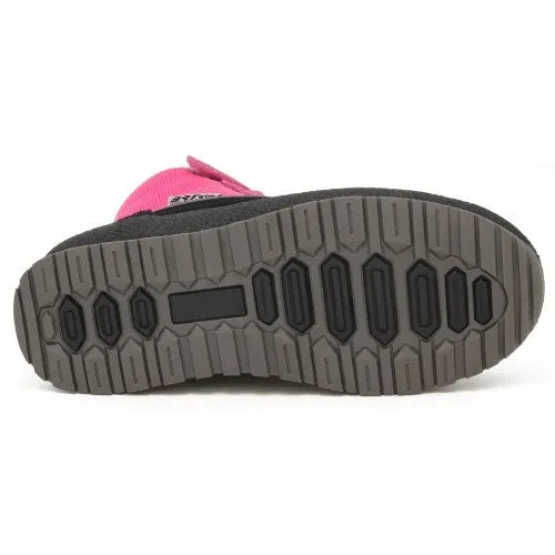 Bartek Girls' Pink and Black Insulated Ankle Boots | 17288002