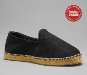 Black herringbone