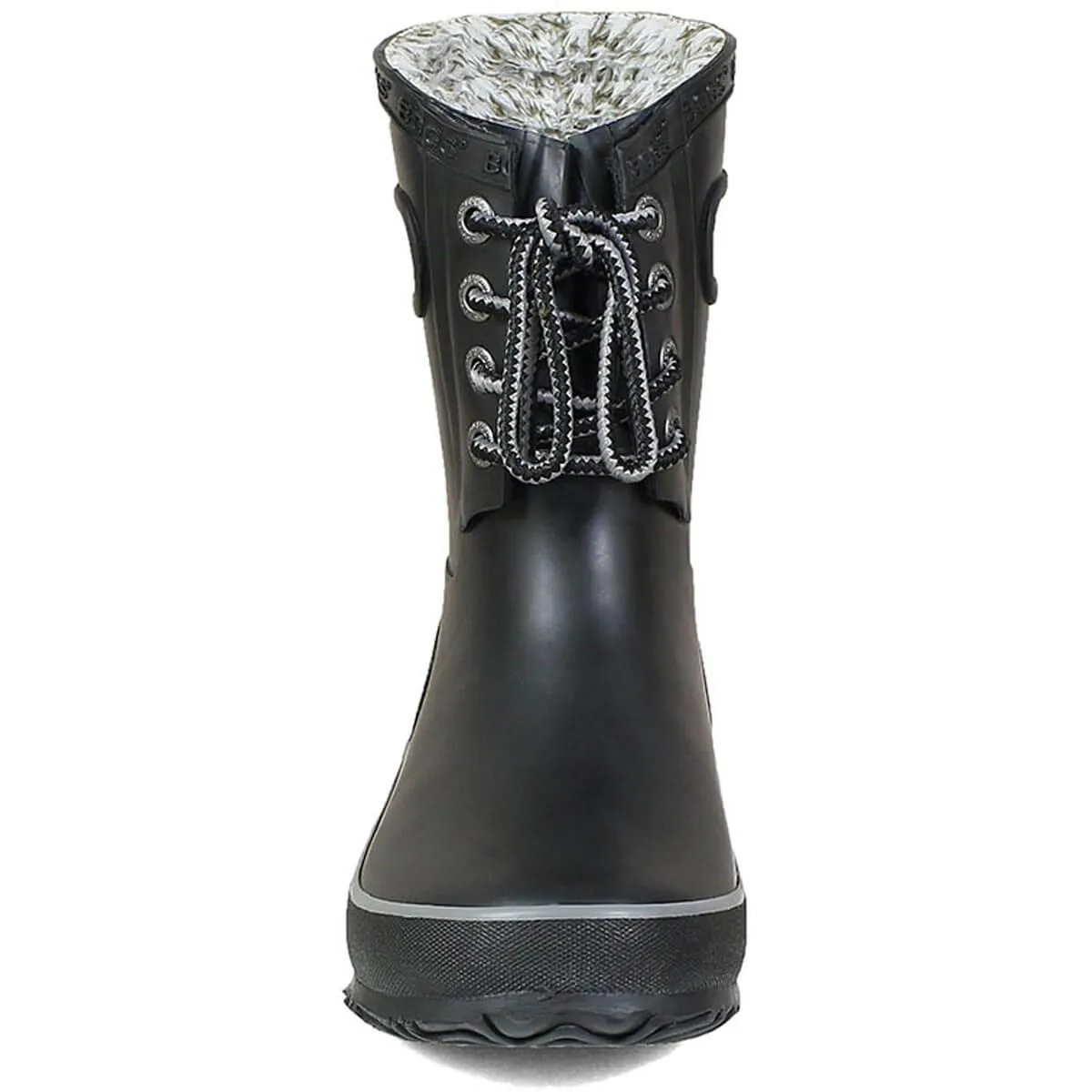 Bogs Kids' Insulated Rain Boots - Amanda Plush, Black | 72454-001