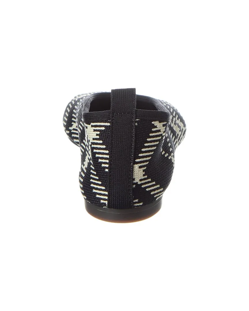 Burberry Check Knit Flat