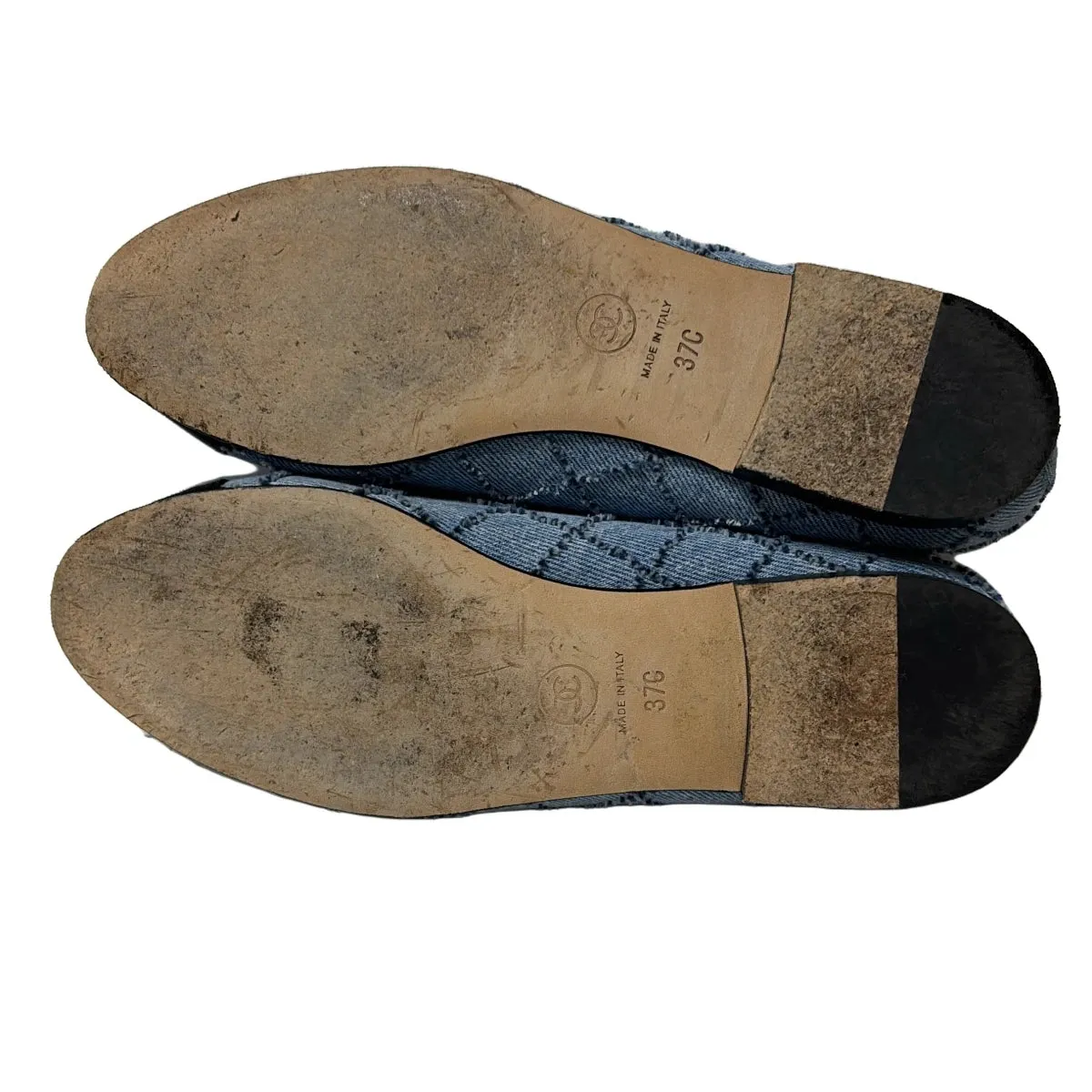 Chanel Denim Ballet Flats