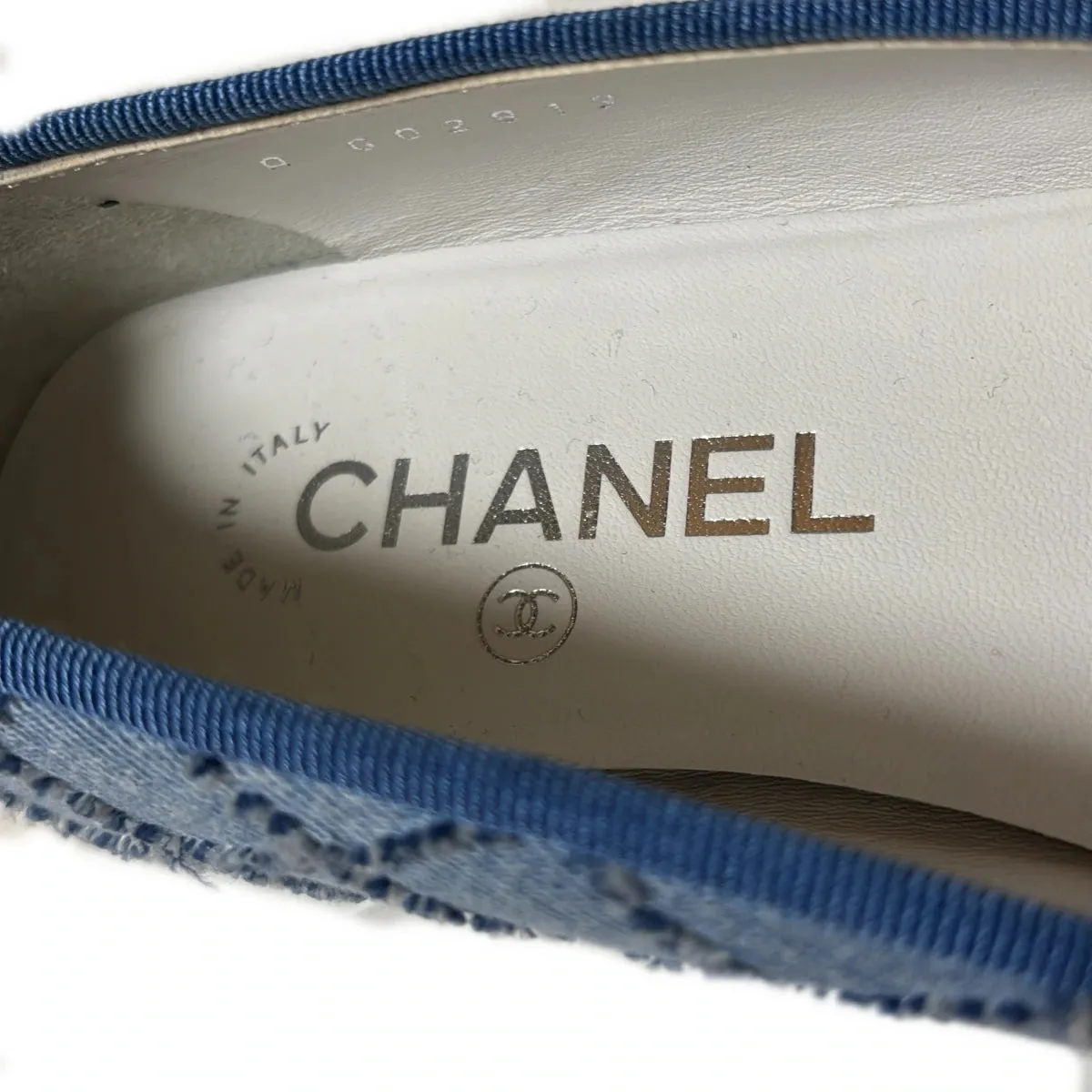 Chanel Denim Ballet Flats