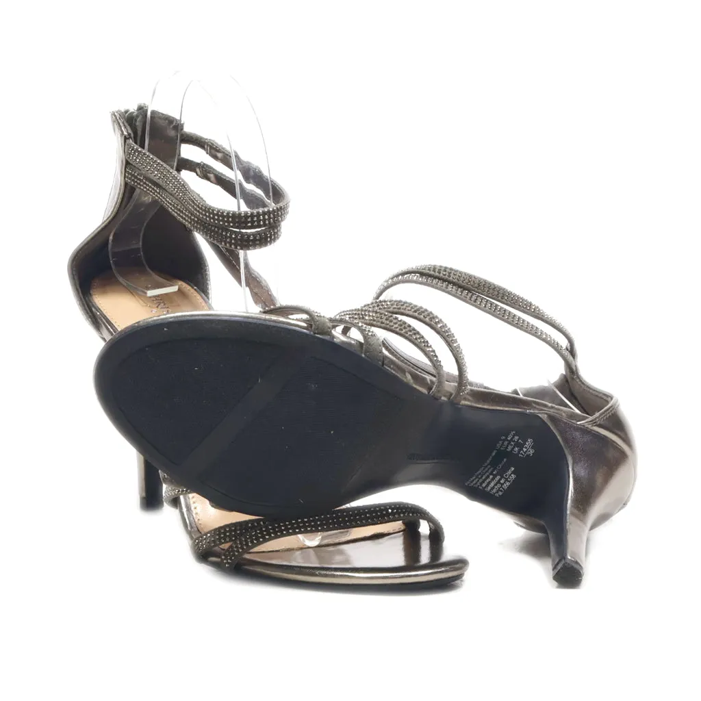 Christian Siriano High-Heel Sandals Leather Silver Colour For Women