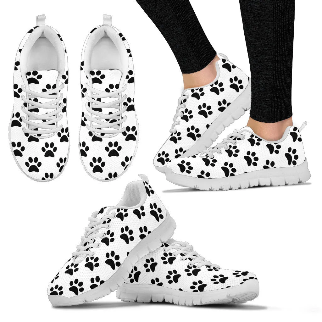 Dog Paw Sneakers - White