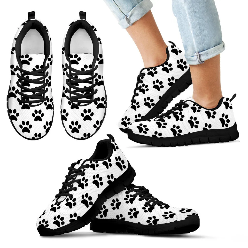 Dog Paw Sneakers - White