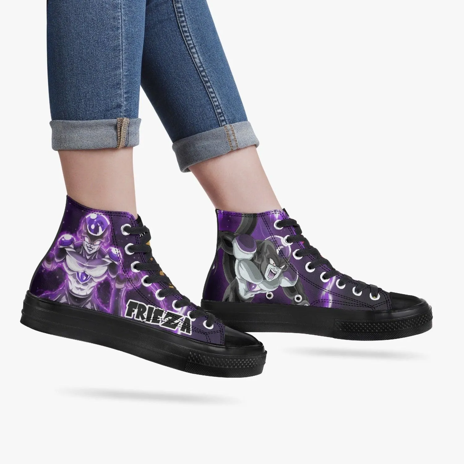 Dragon Ball Super Black Frieza A-Star High Anime Shoes
