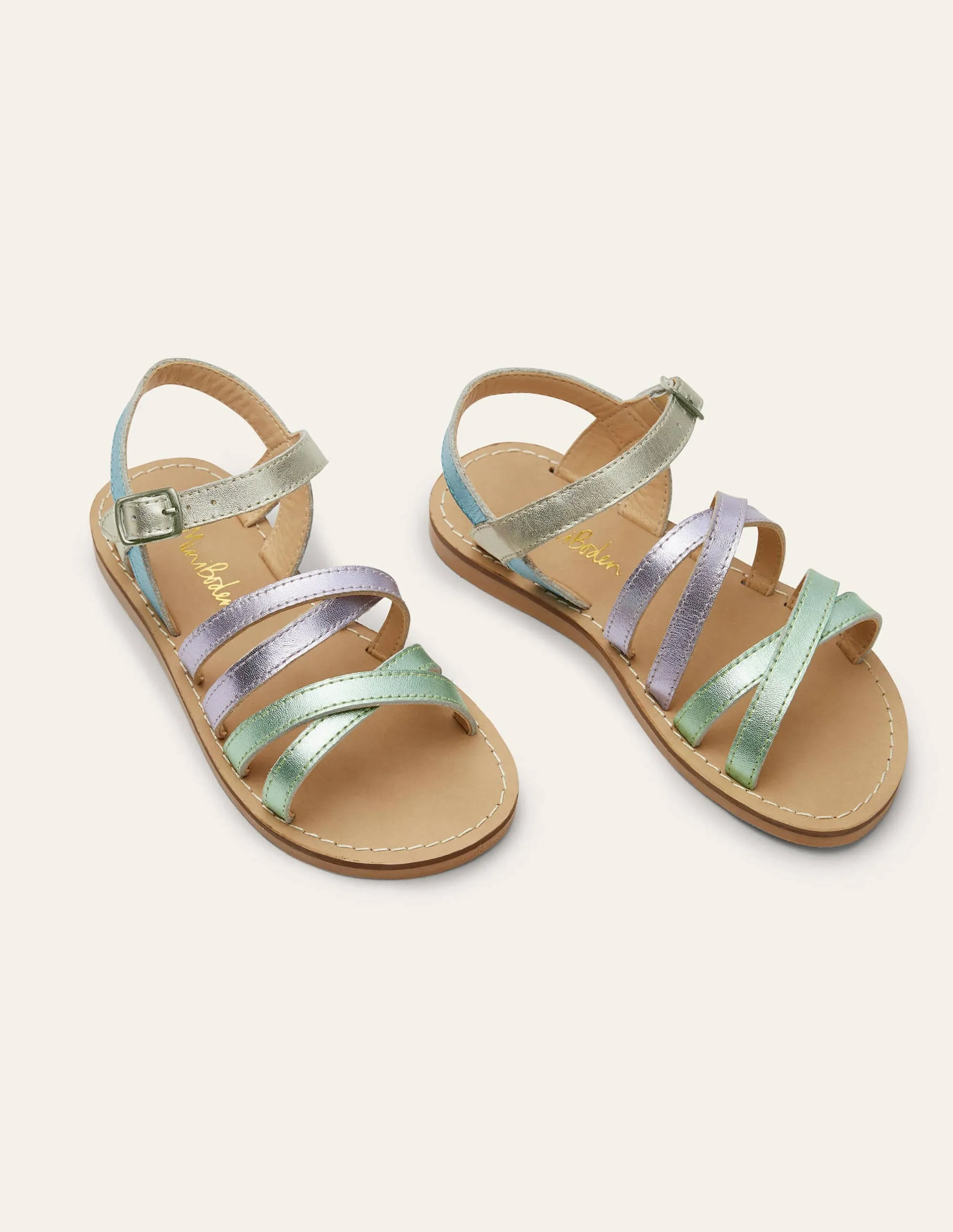 Everyday Sandals-Multi Metallic