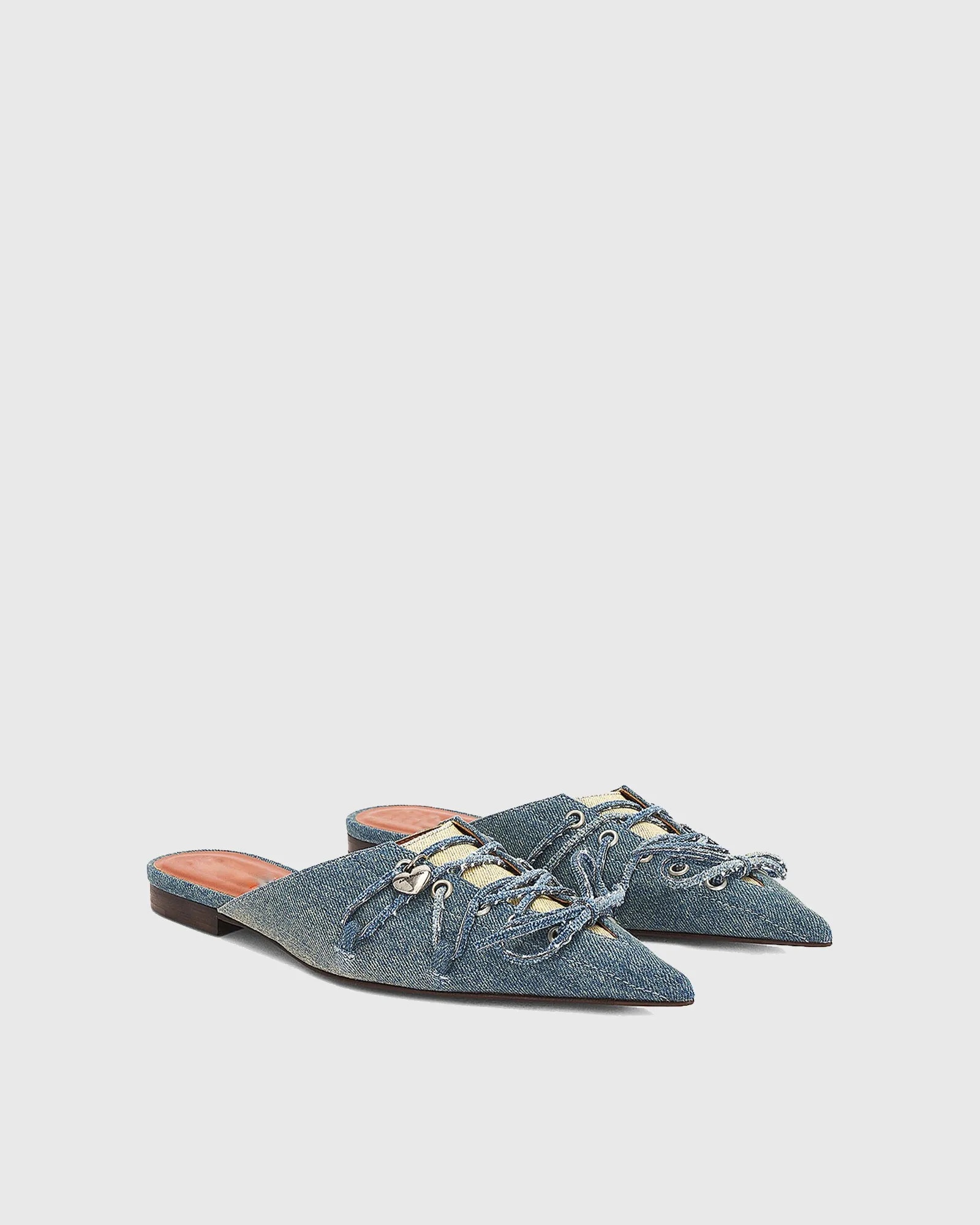 Fernanda Denim Cowboy Mules