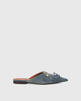 Fernanda Denim Cowboy Mules