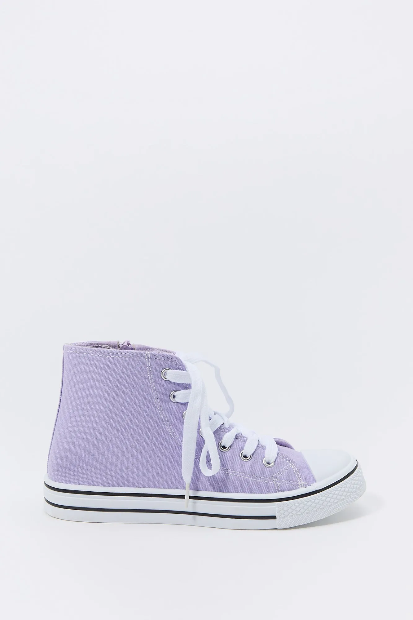 Girls High Top Lace Up Sneaker