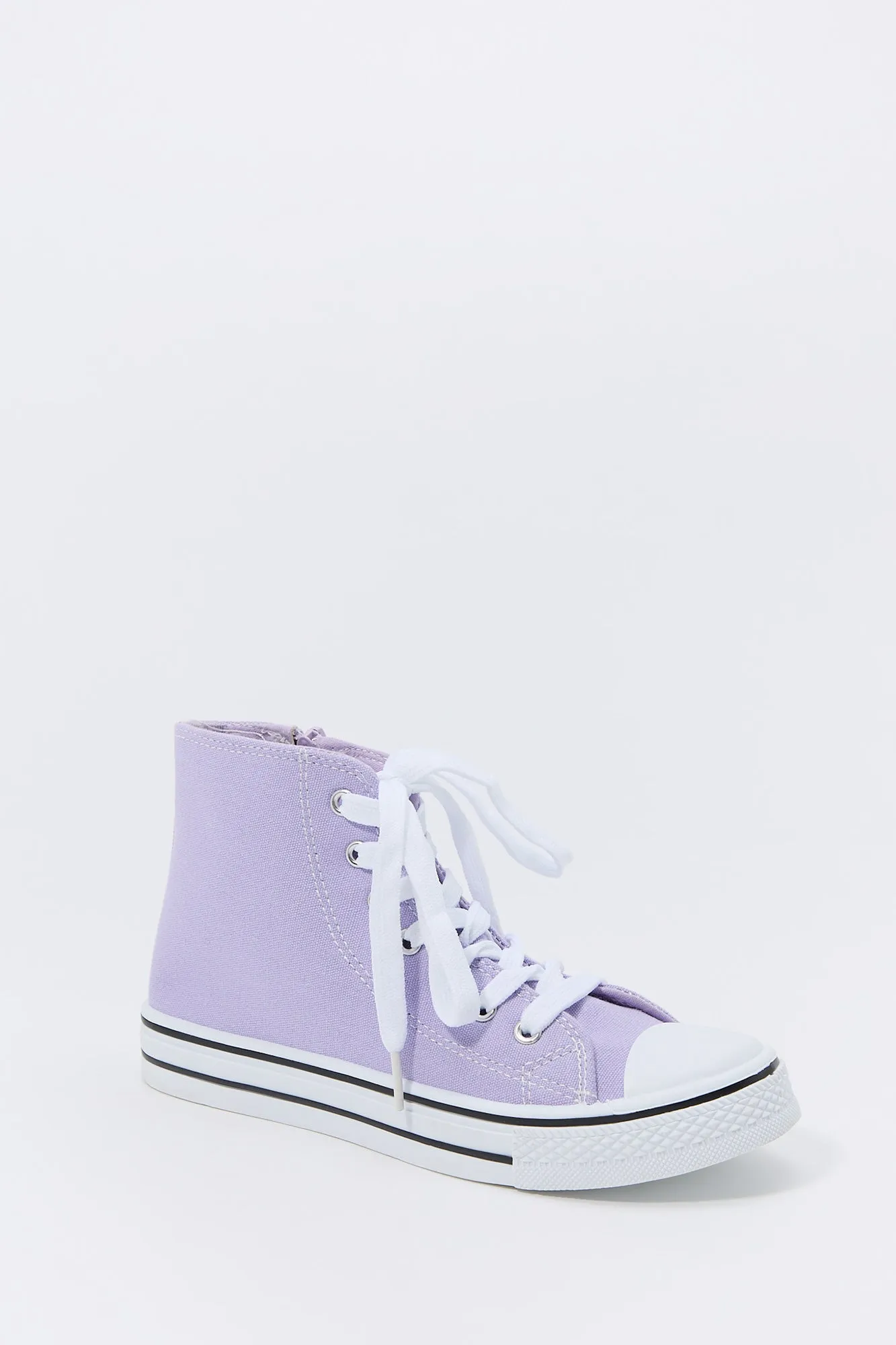 Girls High Top Lace Up Sneaker
