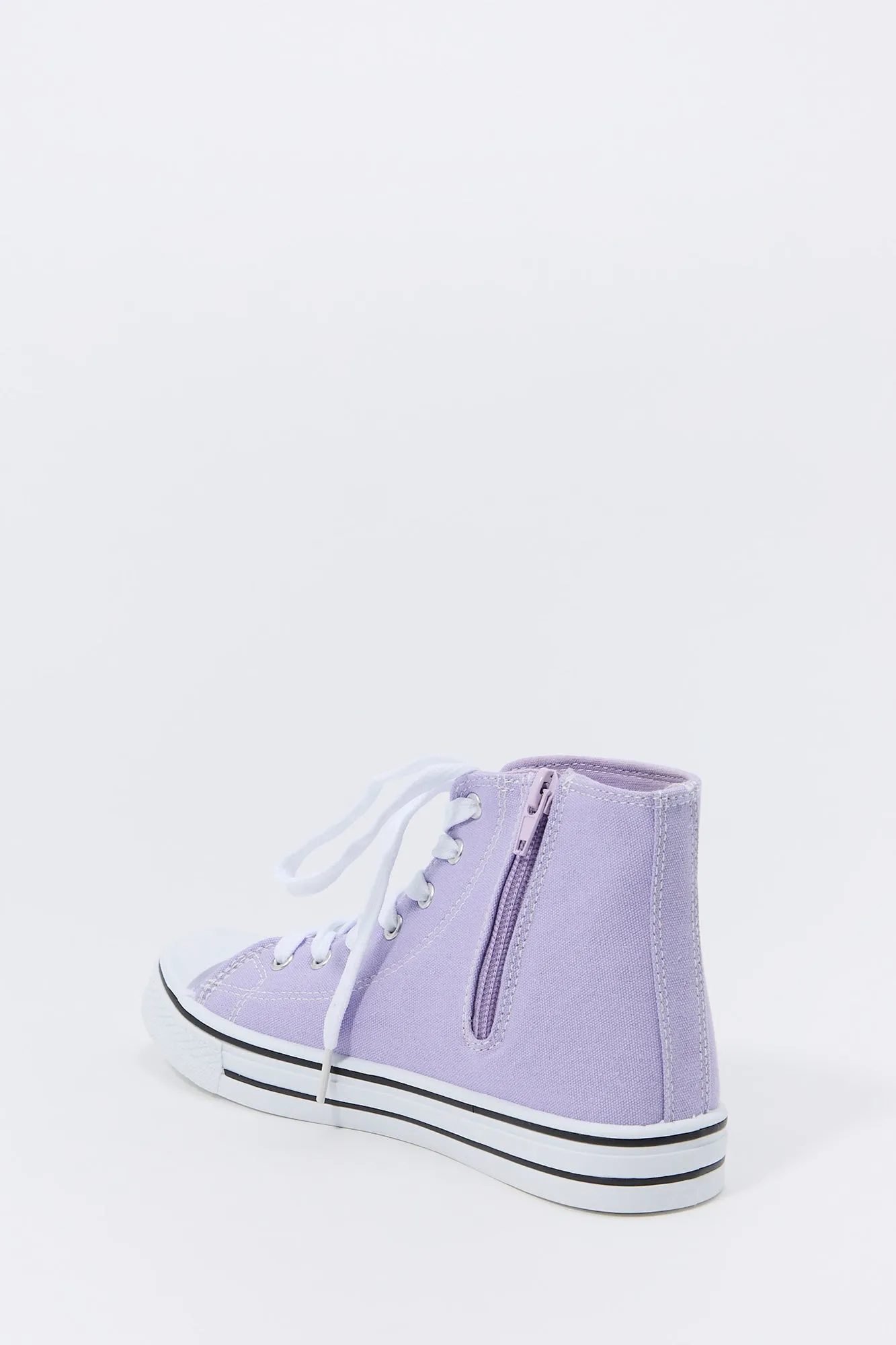 Girls High Top Lace Up Sneaker