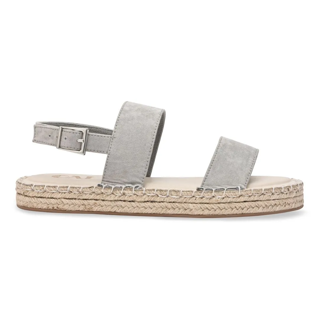 Grey Strapped Espadrille
