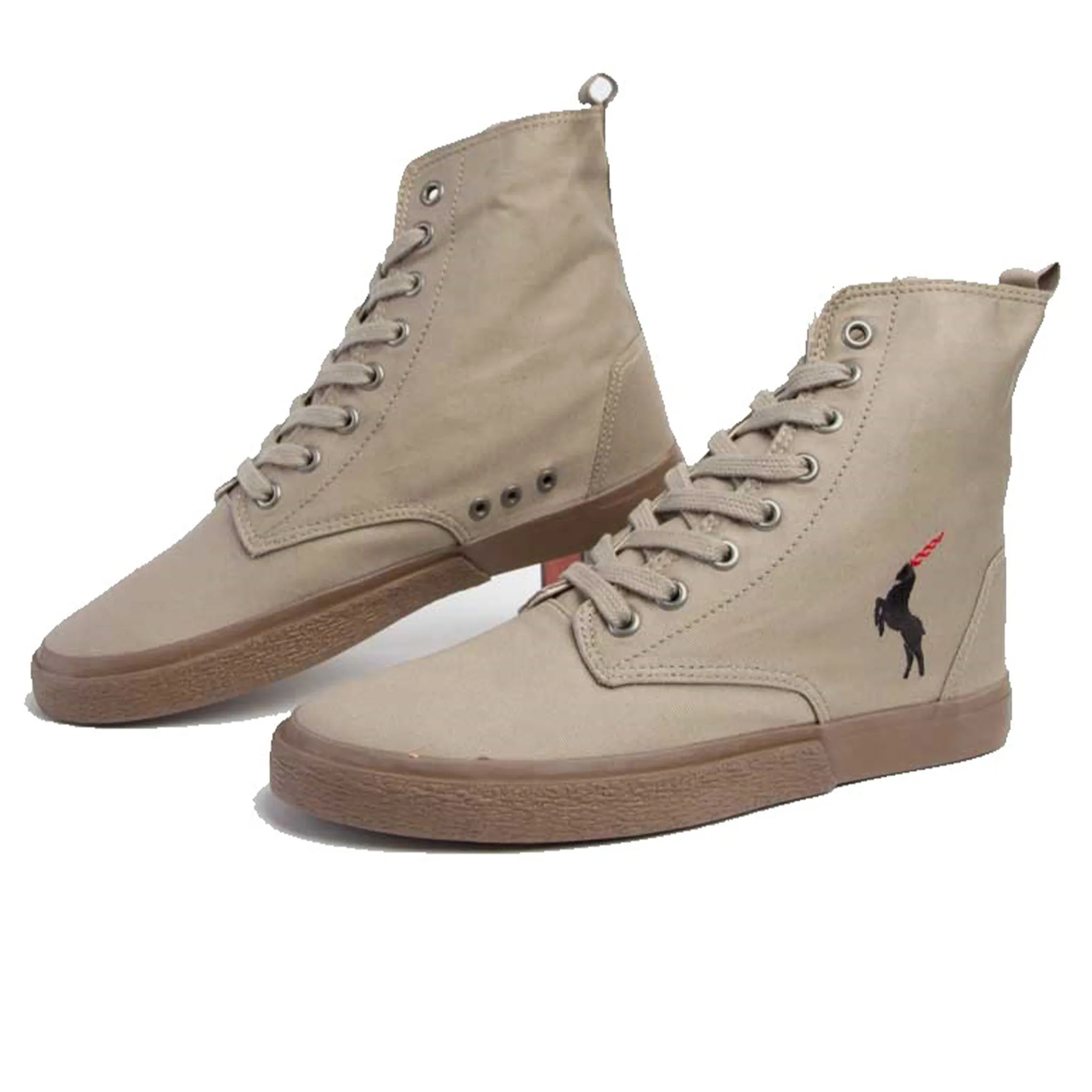 High Cut Performance Sneaker - Sand