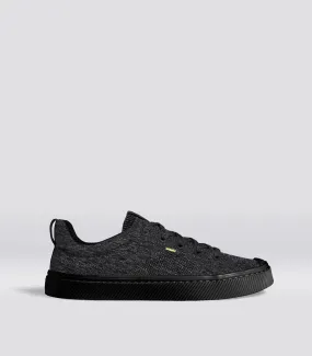 IBI Low Stone Black Knit Sneaker Women