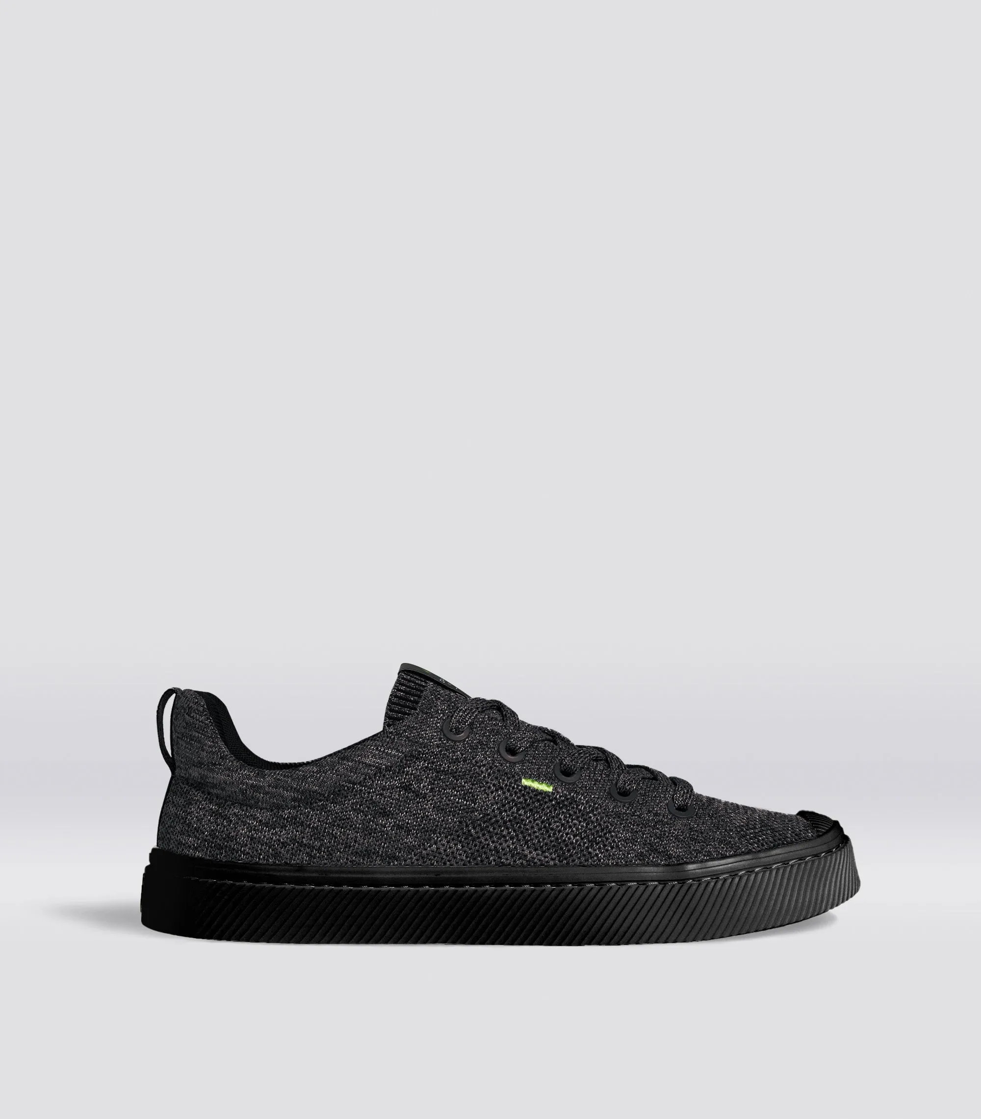 IBI Low Stone Black Knit Sneaker Women