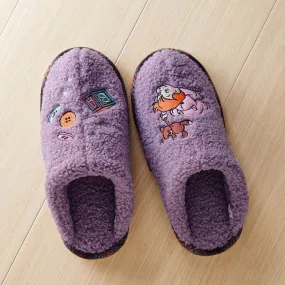 JP x BM - Michael Darling Fluffy Boa Slippers for Adults
