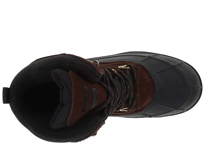 Kamik Men's Fargo Boot Dark Brown Waterproof Lace Up Winter Snow Ankle Boots
