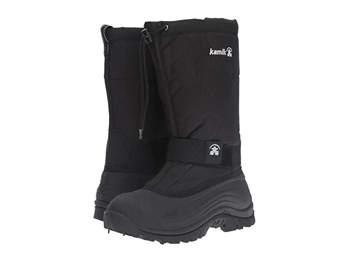 Kamik Men's Greenbay 4 Cold-Weather Boot Black Tall Waterproof Warm Boots
