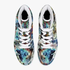 Lunix Psychedelic Split-Style High-Top Sneakers