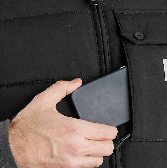 Montana Loose Fit Insulated Vest - Black