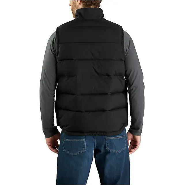 Montana Loose Fit Insulated Vest - Black