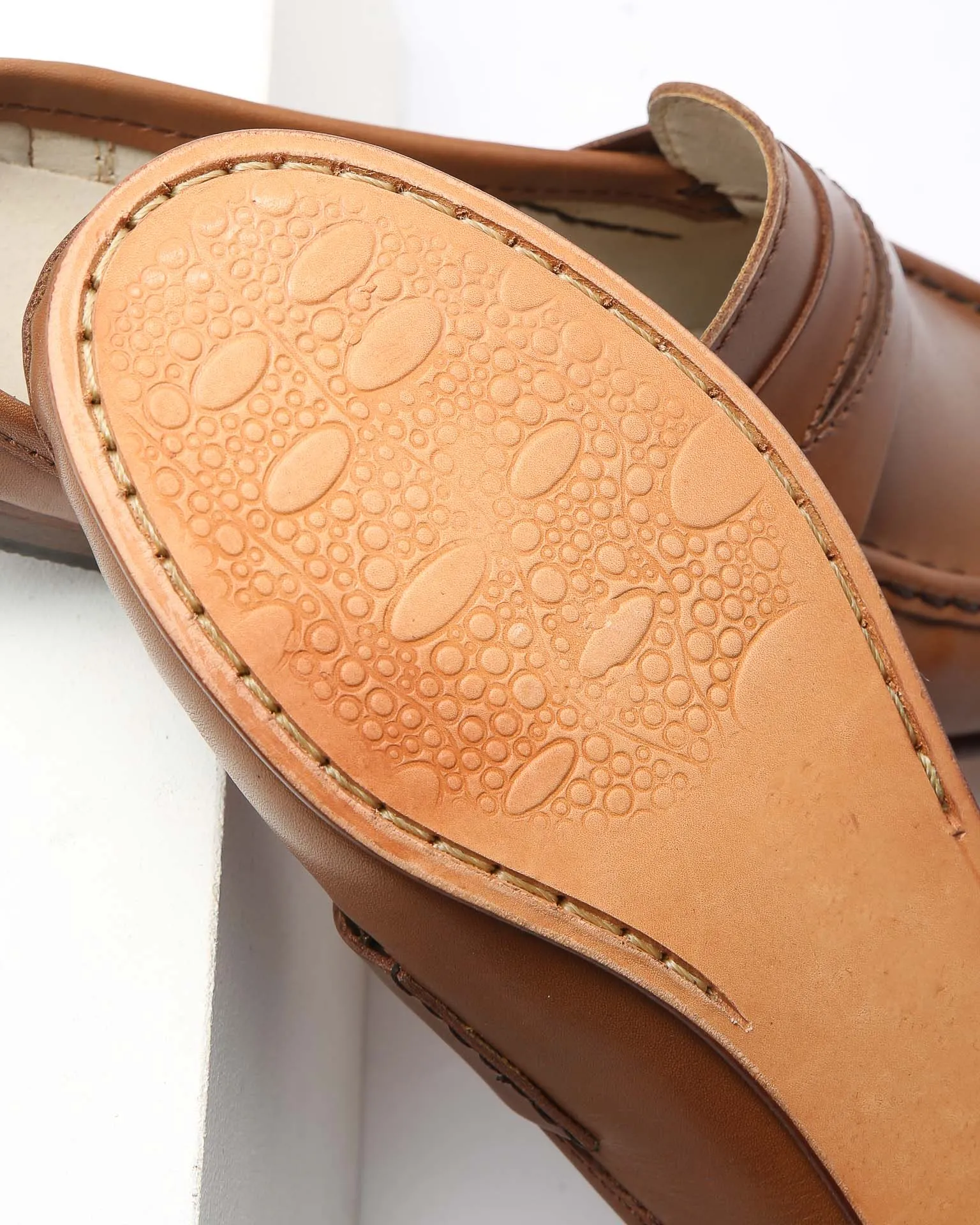 Mule with Headband Camel