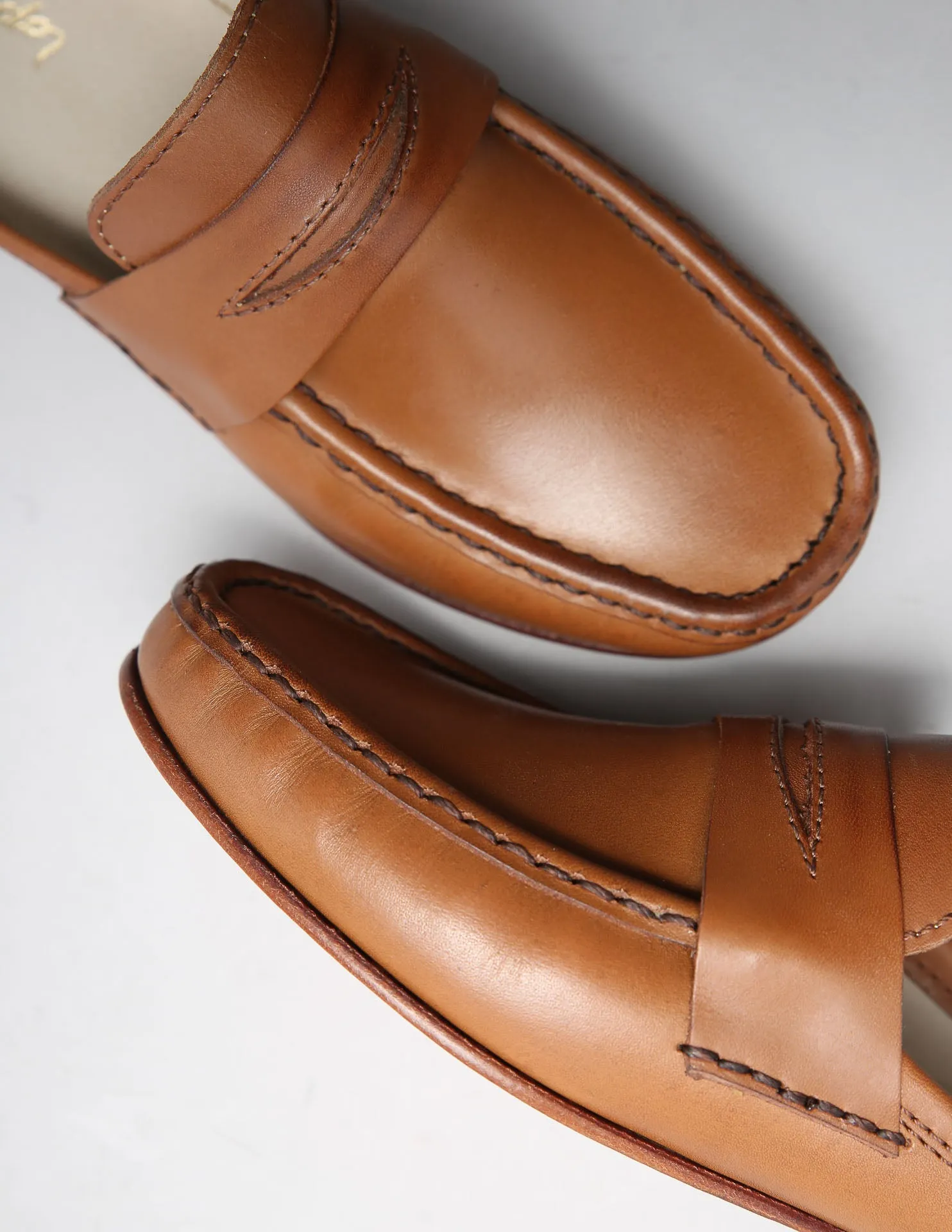 Mule with Headband Camel