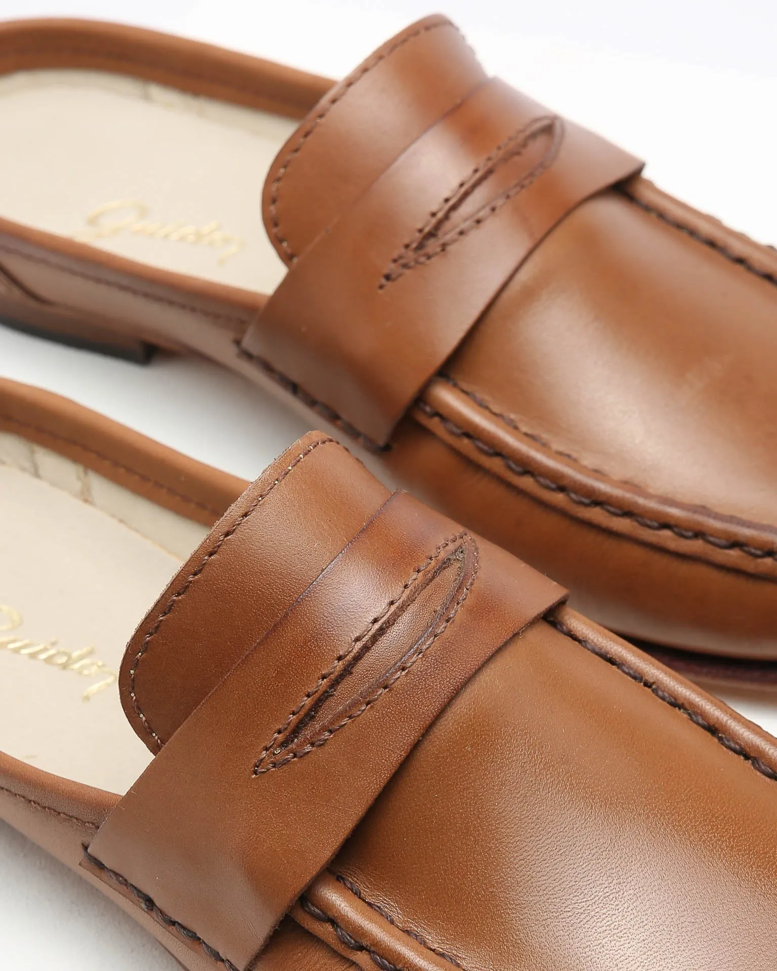 Mule with Headband Camel