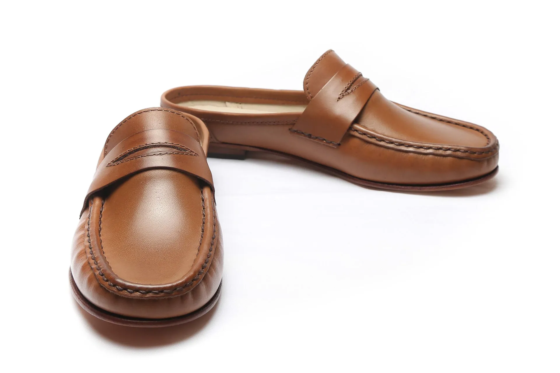 Mule with Headband Camel