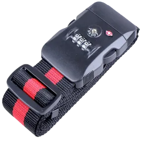 Mygreen Tsa Approved Coded Lock Travel Luggage Suitcase Belt Stripe