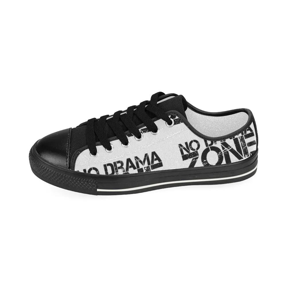 No Drama Zone Low Rise Shoes Black up to size 12