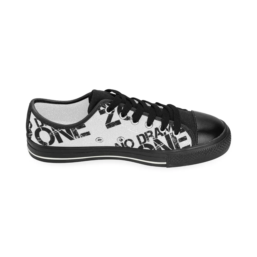 No Drama Zone Low Rise Shoes Black up to size 12