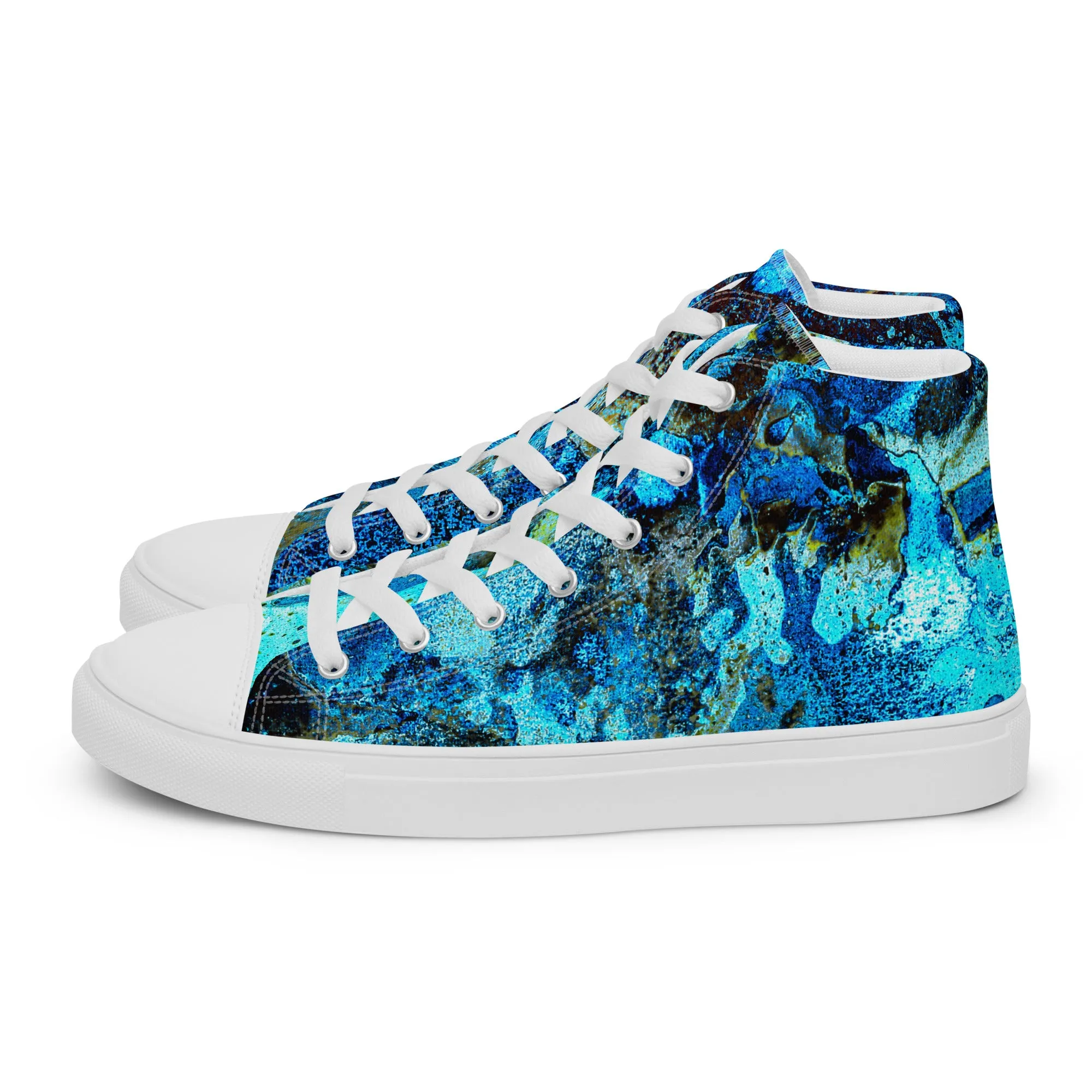 Painter's Dream - Women’s High Top Canvas Shoes
