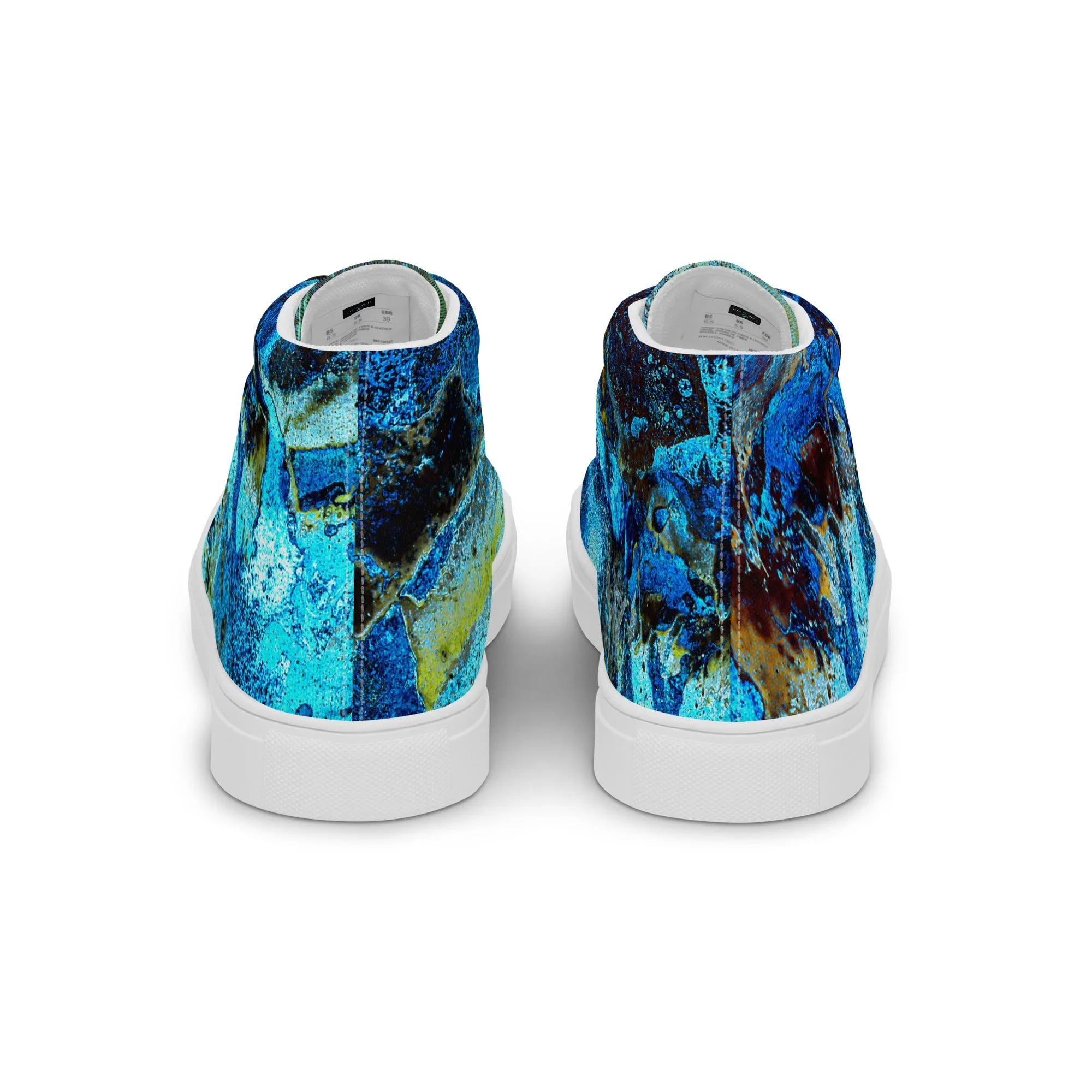 Painter's Dream - Women’s High Top Canvas Shoes