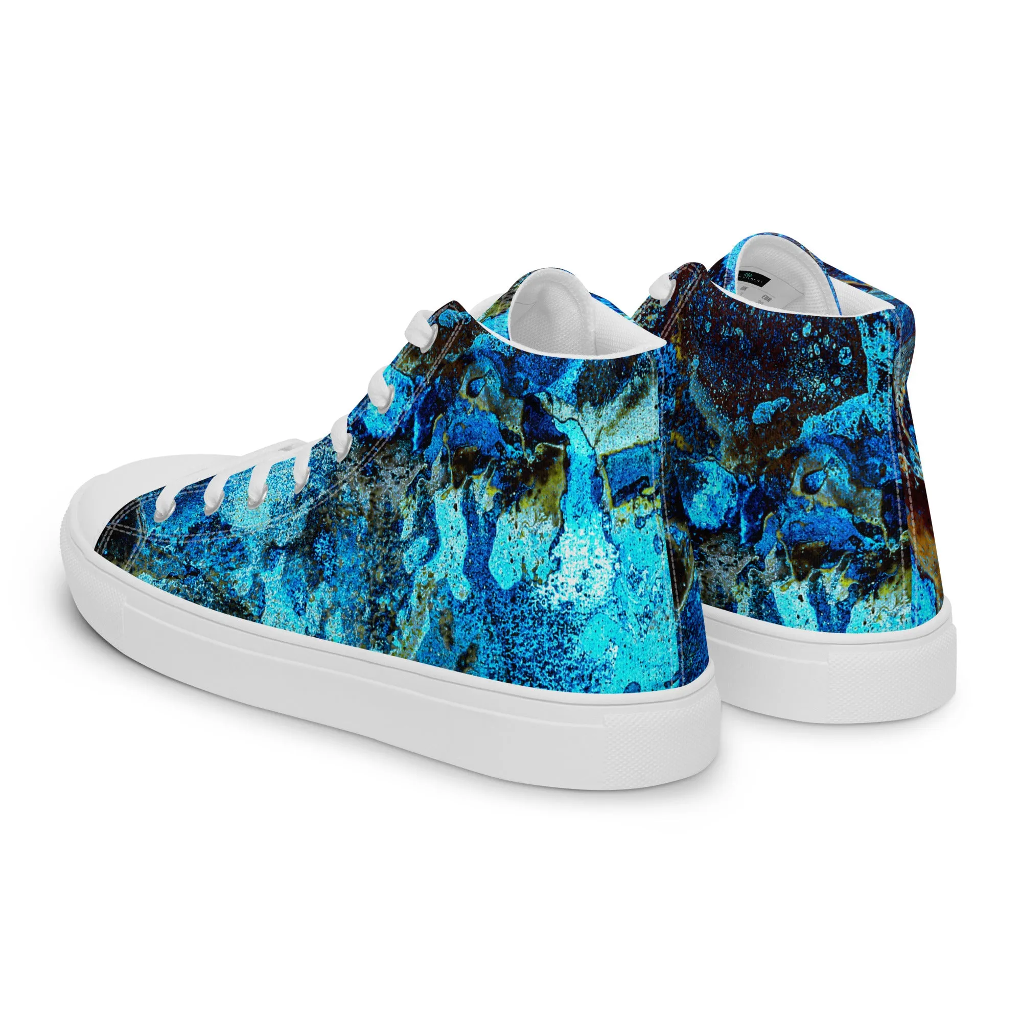 Painter's Dream - Women’s High Top Canvas Shoes