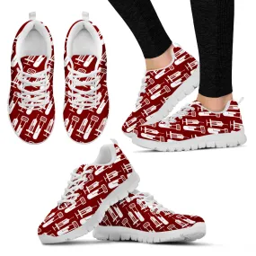 Phlebotomist Women's Sneakers Style 1 (White)