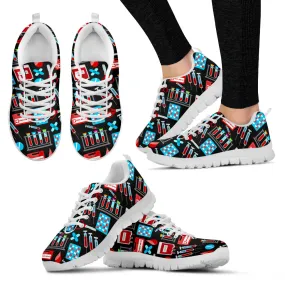 Phlebotomist Women's Sneakers Style 2 (White)