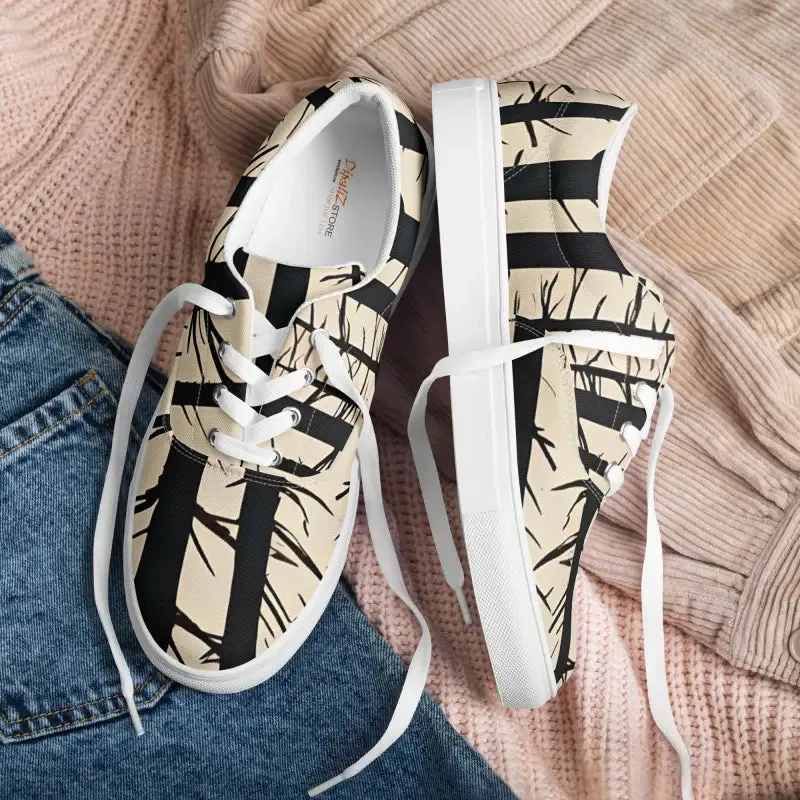 Revolutionary Men's Canvas Lace Up Shoes