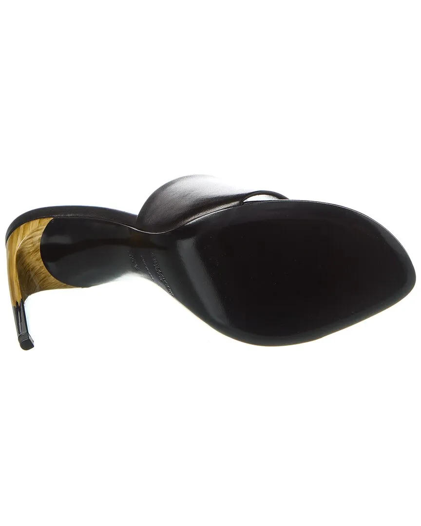 Saint Laurent Lodge 90 Leather Mule