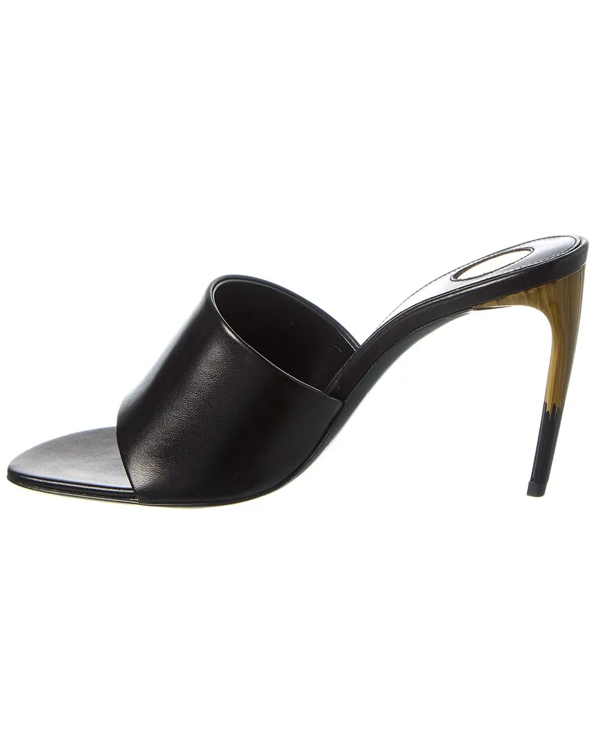 Saint Laurent Lodge 90 Leather Mule